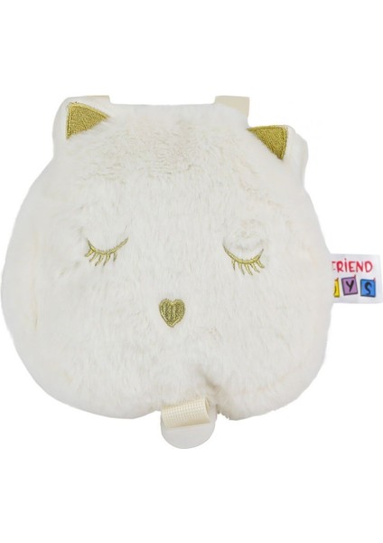 2062 Ekru Kedi Çanta -My Friend Toys