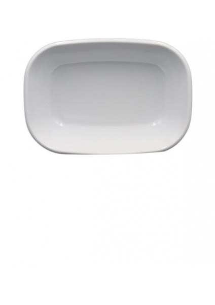 17 cm Melamin Kare Kayı Tabak ROYALEKS-054