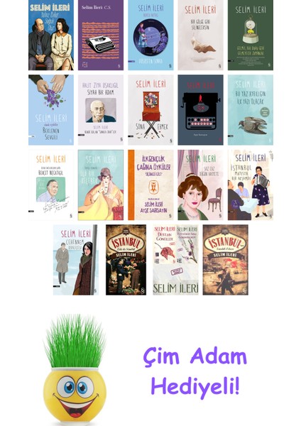 Selim Ileri 19 Kitap Seti + Çim Adam Hediye