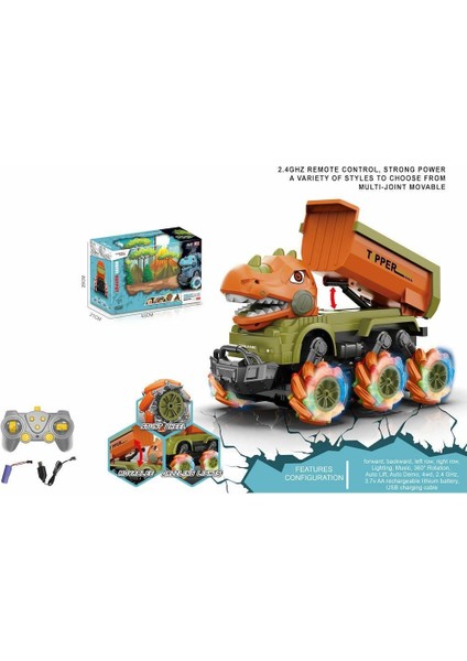 YJ-078-4 Kumandalı Sesli ve Işıklı Dinazor -Vardem modelleri