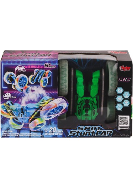 Hg-4-45 Kumandalı Işıklı Buharlı Stunt Spin Araba -Vardem Oyuncak