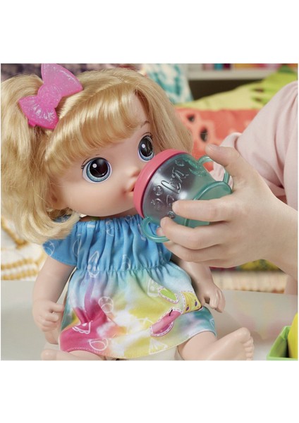 F7356 Baby Alive Bebeğim ile Eğlenceli Yudumlar Sarışın +3 Yaş