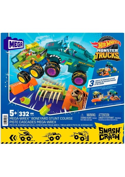 HKF89 Mega Hot Wheels® Mega-Wrex™ Dinozor Kemikli Aksiyon Sahası