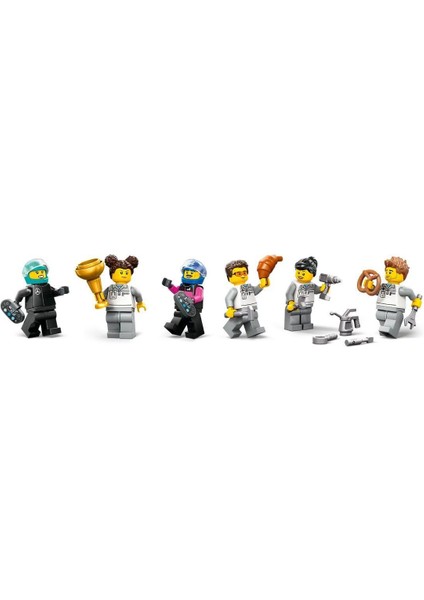 60444 LEGO City F1 Garajı ve Mercedes-Amg ve Alpine Arabaları 678 Parça +7 Yaş