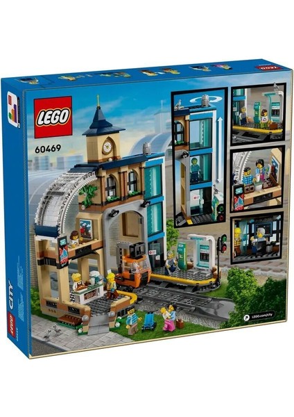 60469 LEGO City Merkez Tren Istasyonu 752 Parça +7 Yaş