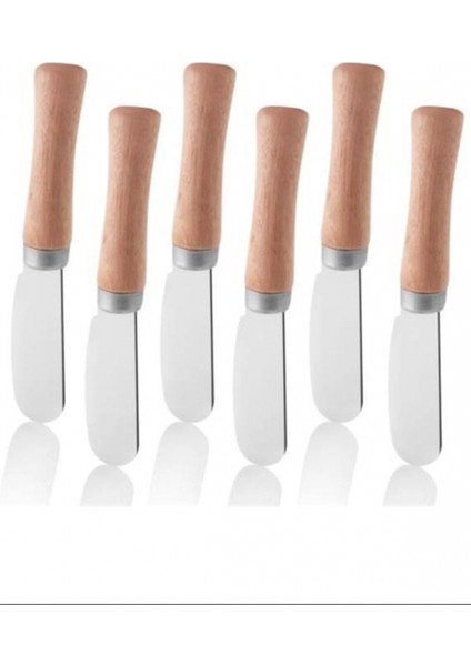 Bambu Saplı Tereyağ Bıçağı 6lı -BŞSTB06