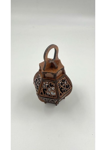 Ahşap Dekoratif Fener Tealight Mum Uyumlu modelleri