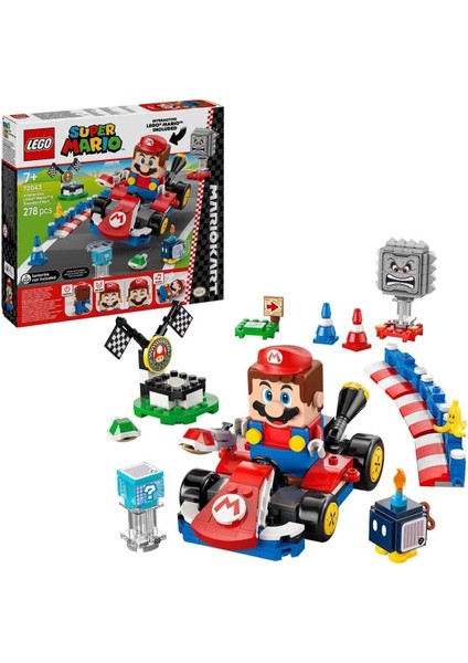 72043 LEGO Super Mario - Interaktif LEGO Mario ve Standard Kart 278 Parça +7 Yaş