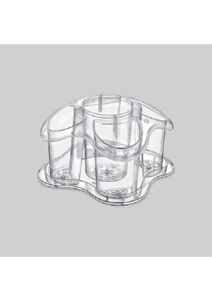 Papatya Masa Üstü Kaşıklık Şeffaf -E227