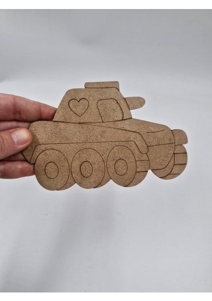 5 Adet Sevimli Zırhlı Araba Ahşap Boyama Okul Diy Etkinlik Aktivite Sanat 15 cm x 10 cm fiyatları