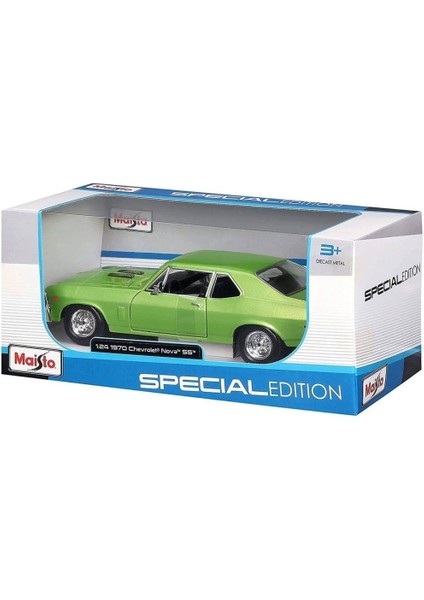 May 31262 1:24 Maisto Chevrolet Nova Ss 1970 Model Araba -Necotoys