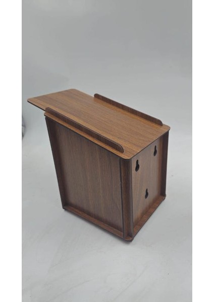 Ahşap Kuş Yuvası Evi Ceviz 16 cm x 16 cm x 20 cm fırsatları