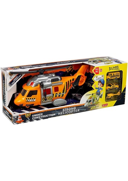 ERN-2006 Heroes Toys Helikopter Inşaat Seti Arabalı