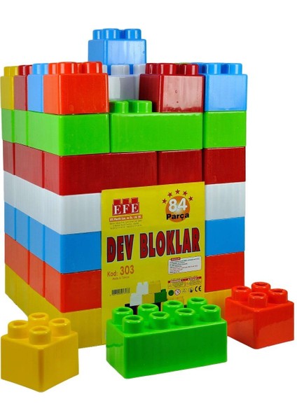 303 Z+7 84 Parça Dev Bloklar