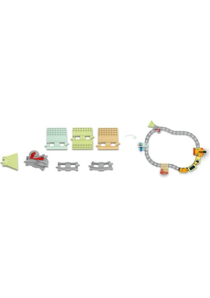 10428 LEGO Duplo Büyük Interaktif Mahalle Treni 103 Parça +3 Yaş fırsatları