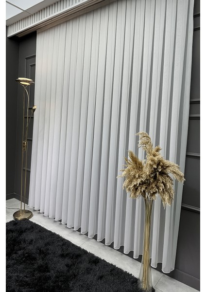 Bambu Şantuklu Ütü Istemez Kırışmaz Tül Perde 1 / 3 Sık Pileli Fon, Tül, Perde, modelleri