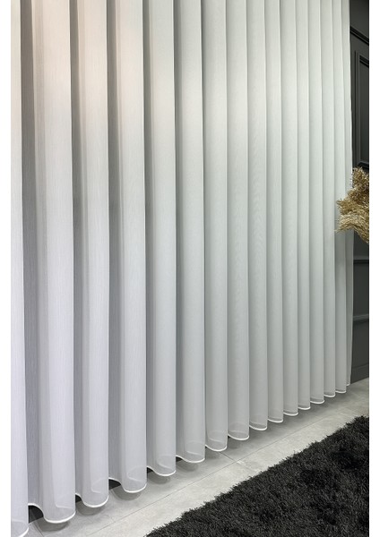 Bambu Şantuklu Ütü Istemez Kırışmaz Tül Perde 1 / 3 Sık Pileli Fon, Tül, Perde, indirimleri