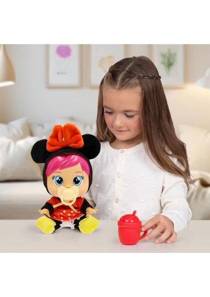 CYB69000 Cry Babies Love And Care Minnie Kostümlü Bebek