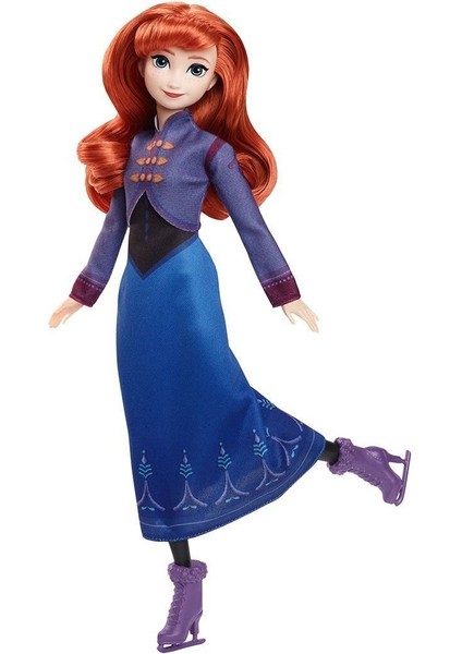 JBG54 Disney Karlar Ülkesi Buz Pateni Temalı Anna Bebek modelleri