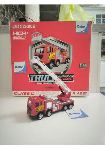 Oyuncak Itfaiye Arabası Vinç Hareketli Oyuncak Sürtmeli Itfaiye modelleri