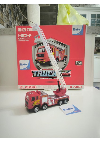 Oyuncak Itfaiye Arabası Vinç Hareketli Oyuncak Sürtmeli Itfaiye indirimleri