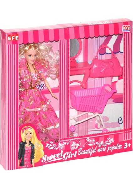 221 G-M Sweet Gırl Gardolaplı -Market Arabalı