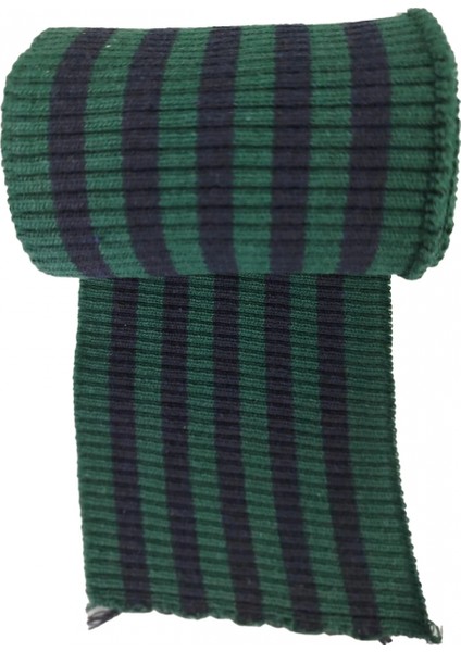 Ribana Manşet Fitilli Kol Etek Bandı Çok Amaçlı Triko Bant Yeşil Lacivert Çizgili En 90 cm Boy 8 cm 1 Adet T547 modelleri