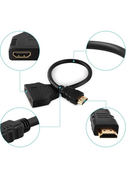 Büro Ev Ofis Cihazları Için 2port Hdmı Çoğaltıcı fiyatları