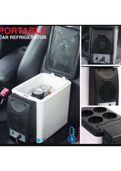 Araç/kamp/tekne Için Taşınabilir 6 Litre Kapasiteli Soğutucu