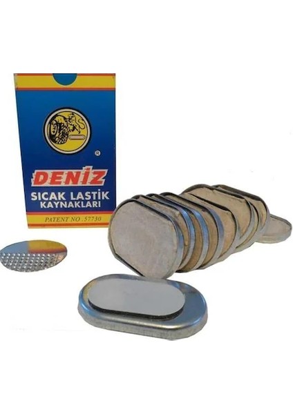 10 Adet Eski Tip Deniz Sıcak Lastik Yama Traktör Bisiklet Otomobil