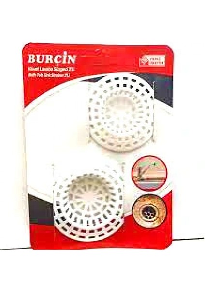 2 Parça Plastik Küvet Lavabo Süzgeç (4887)