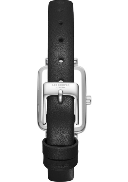 LC08208.351 Dikdörtgen Kadranlı Deri Kordon Metal Kasa 3 Atm Suya Dayanıklı Siyah Renk Kadın Kol Saati fırsatları