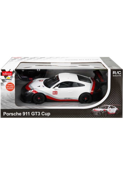 31343 1:14 Porsche 911 Gt3 Cup Uzaktan Kumandalı Işıklı Araba