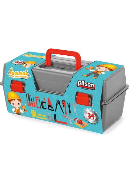 03 248 Pilsan Aksesuarlı Alet Çantası 34 Parça