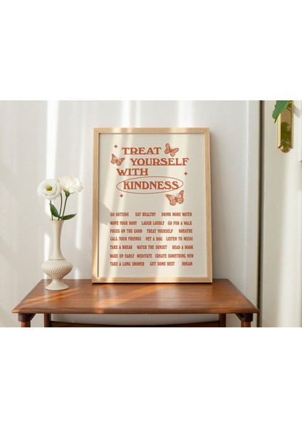 Olumlama Duvarı, Olumlu Olumlamalar, Retro Duvar Dekoru, Baskılar