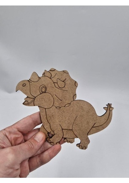 10 Adet Sevimli Dinozor Model 4 Ahşap Boyama Okul Diy Etkinlik Aktivite Sanat 15 cm x 11 cm fiyatları