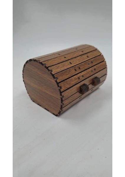 Ahşap Dekoratif Sandık Kutu Ceviz Desenli 12 cm x 10 cm x 8 cm modelleri