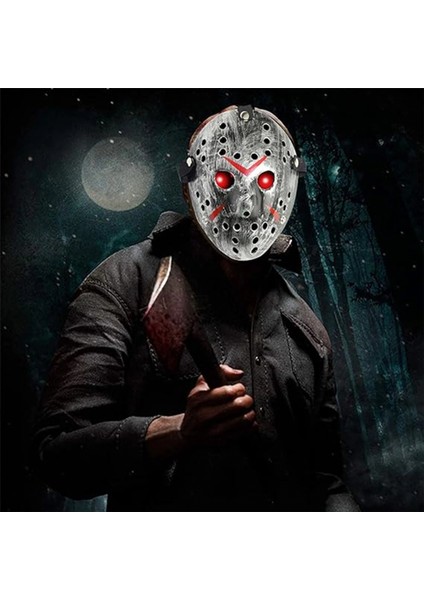 Jason Maskesi Hannibal Maskesi Metal Gümüş Renk 20X25 cm fiyatları