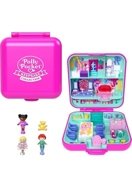 JGK22 Polly Pocket Mattel 80. Yıl Özel Nostaljik Kompakt Oyun Seti