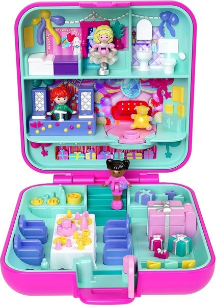 JGK22 Polly Pocket Mattel 80. Yıl Özel Nostaljik Kompakt Oyun Seti modelleri