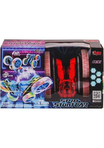 Hg-4-45 Kumandalı Işıklı Buharlı Stunt Spin Araba -Vardem Oyuncak fiyatları