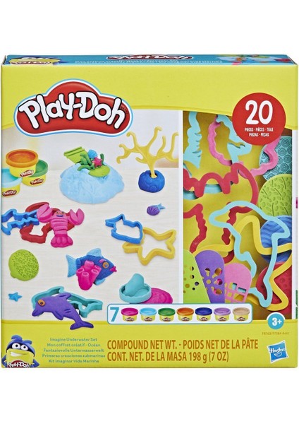 F7384 Play-Doh Creations Hayal Gücü Şekilleri Seti +3 Yaş