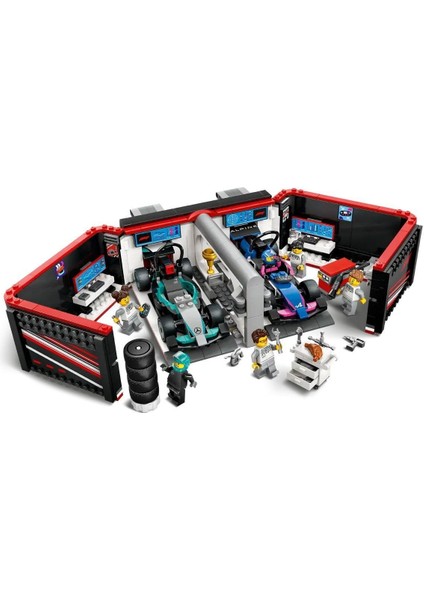 60444 LEGO City F1 Garajı ve Mercedes-Amg ve Alpine Arabaları 678 Parça +7 Yaş modelleri
