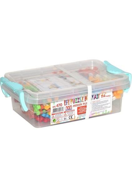 470 Mozaik Kutulu Puzzle Küçük (80PCS)