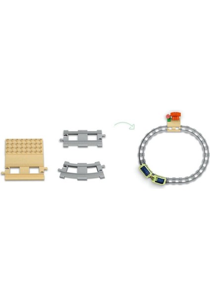 10427 LEGO Duplo Interaktif Macera Treni 57 Parça +2 Yaş indirimleri