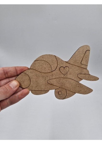 10 Adet Sevimli Jet Uçağı Ahşap Boyama Okul Diy Etkinlik Aktivite Sanat 15 cm x 10 cm fiyatları