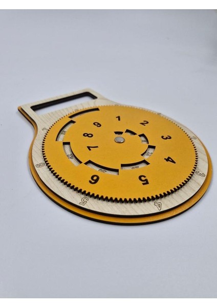 Ahşap Çarpım Tablosu Montessori Eğitici Oyuncak 19 cm x 15 cm