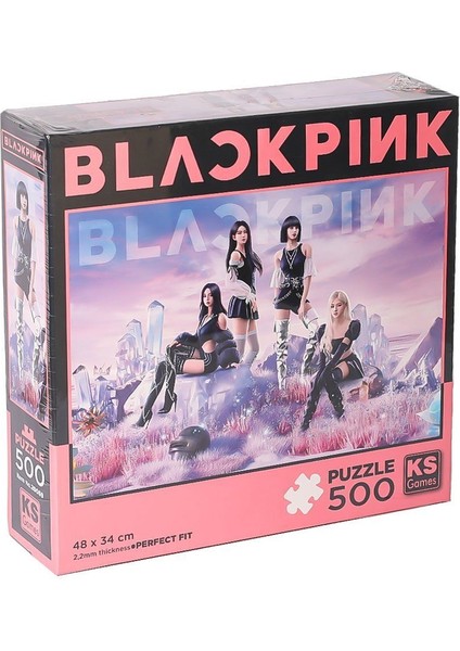 20069 Black Pink 500 Parça Puzzle