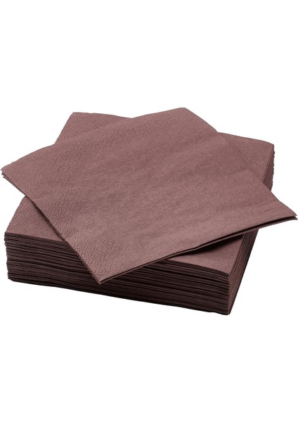 Fantastisk Peçete Kahverengi Kırmızı 33 x 33 cm 50 Adet