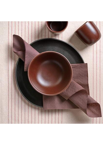 Fantastisk Peçete Kahverengi Kırmızı 33 x 33 cm 50 Adet fiyatları